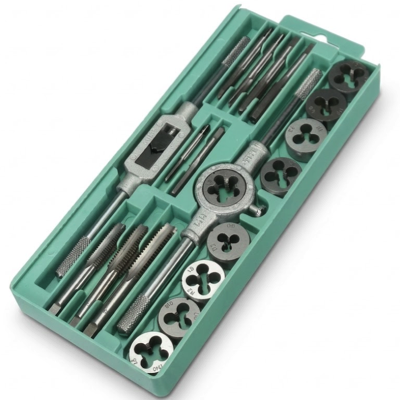 HardwareCity 20PC TAP & DIE SET M3-M12 (CARBON STEEL SET) 126099